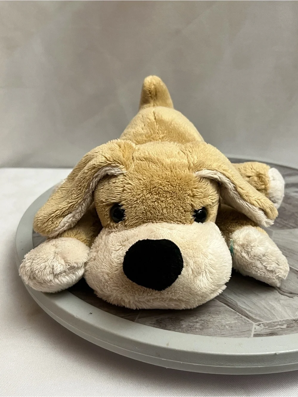 FAO Schwarz Tan Puppy Dog Plush Stuffed Animal 8” 2018